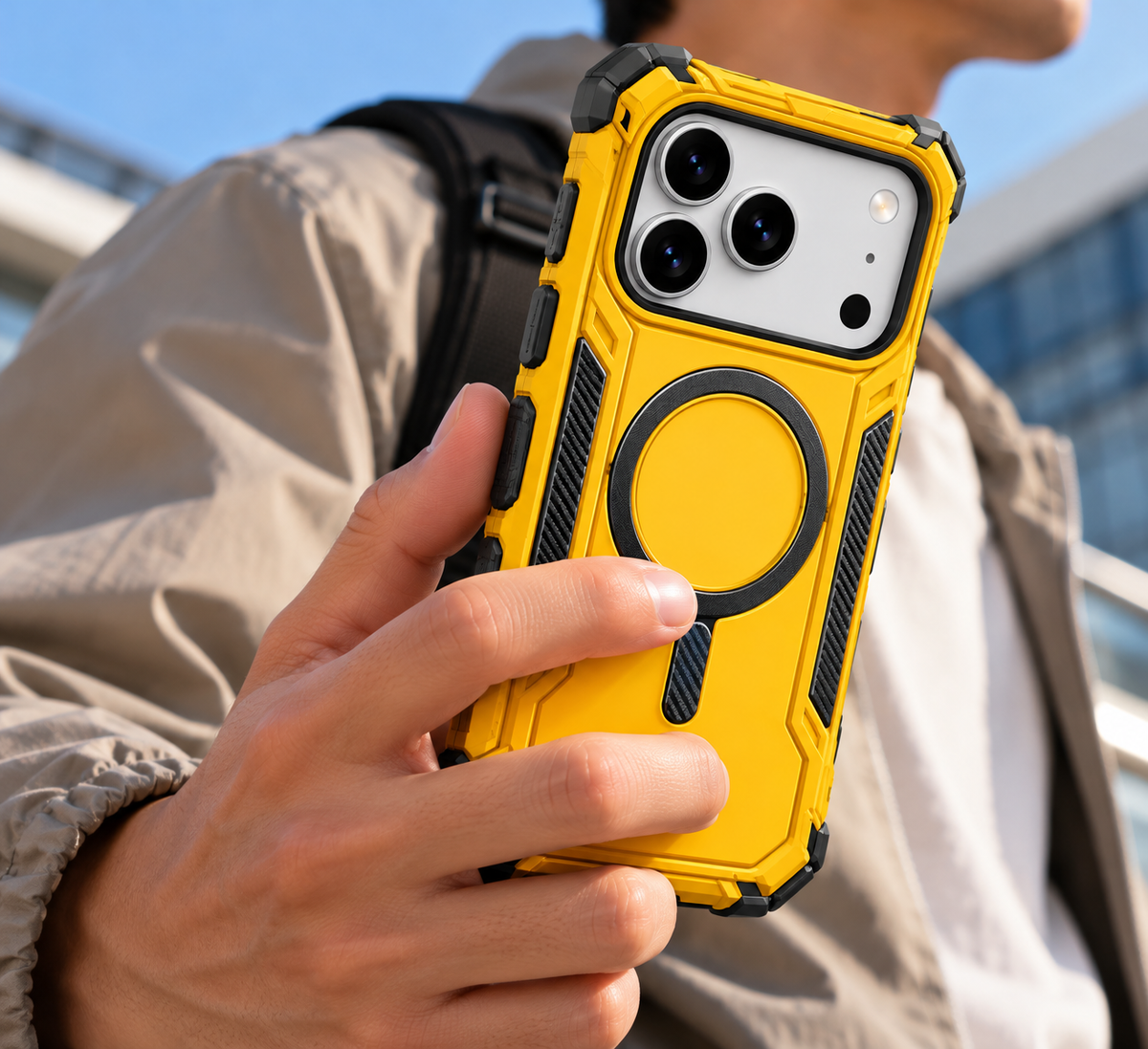 Magnetic Ring Case for iPhone 17 Pro Max