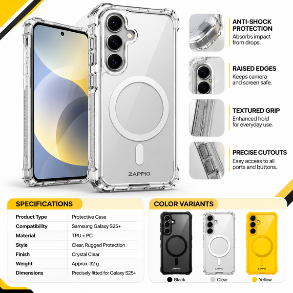 Magnetic Ring Case for Galaxy S25+